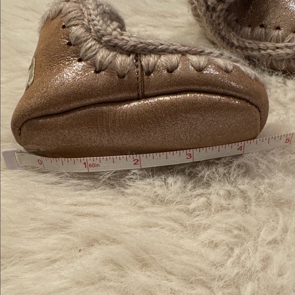 Mou Boot Eskimo Infant metallic leather size M pre-owned. - Picture 8 of 11